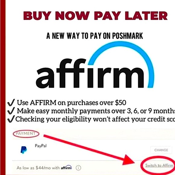Use affirm for monthly installments - Picture 1 of 1